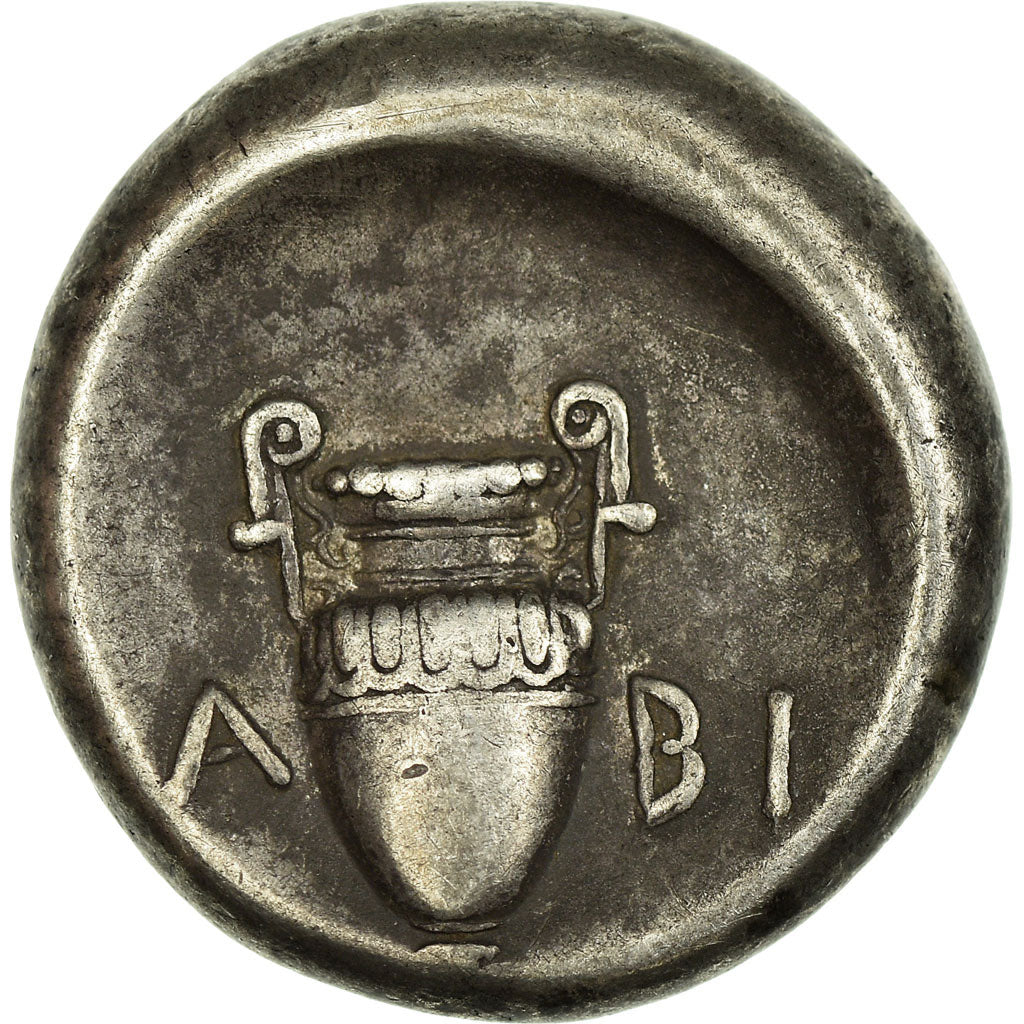 Coin, Boeotia, Thebes, Stater, 363-338 BC, AU(50-53), Silver, BMC:150