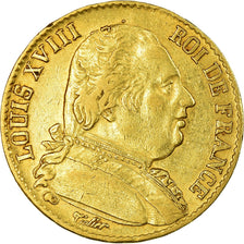 Münze, Frankreich, Louis XVIII, Louis XVIII, 20 Francs, 1814, Paris, S+, Gold