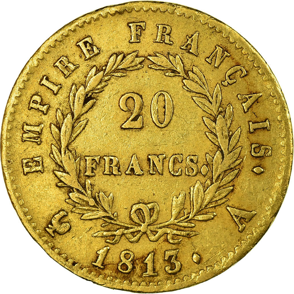 Monnaie, France, Napoléon I, 20 Francs, 1813, Paris, TB+, Or, Gadoury:1025