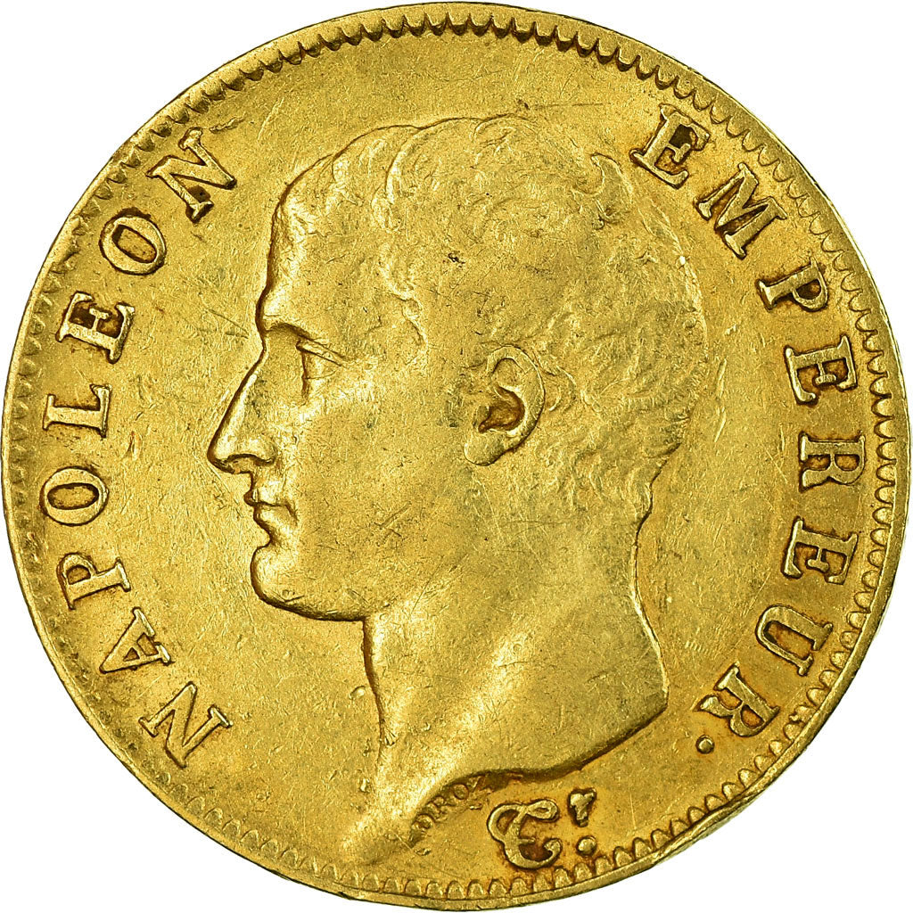 Moneta, Francia, Napoléon I, 20 Francs, AN 13, Paris, MB+, Oro, KM:663.1