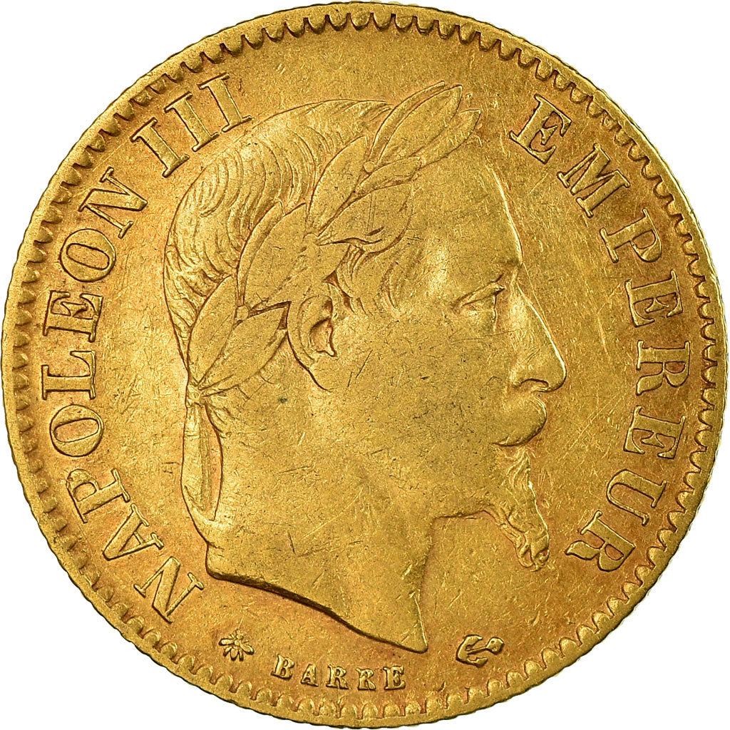 Coin, France, Napoleon III, Napoléon III, 10 Francs, 1868, Paris, EF(40-45)