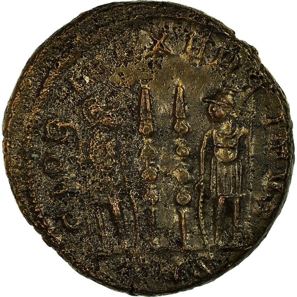 Coin, Constantine II, Follis, Siscia, VF(20-25), Bronze, RIC:236