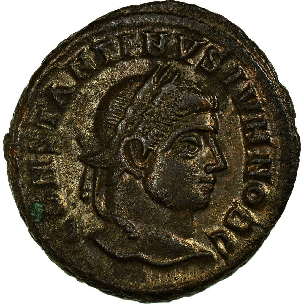Coin, Constantine II, Follis, Siscia, AU(55-58), Copper, RIC:166
