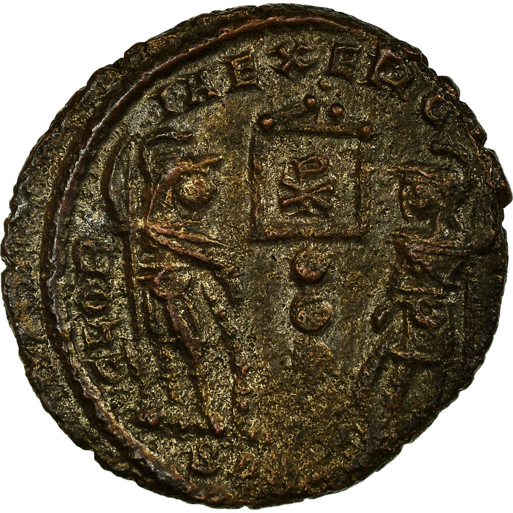 Moneta, Constantine II, Nummus, VF(20-25), Miedź