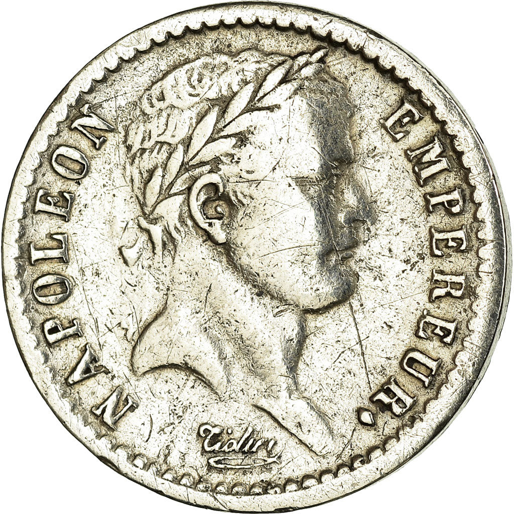 Coin, France, Napoléon I, 1/2 Franc, 1810, Bordeaux, VF(20-25), Silver
