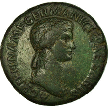 Monnaie, Agrippina I, Sesterce, Roma, Countermark, TB, Bronze, RIC:102