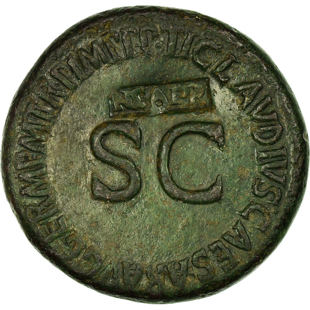 Monnaie, Agrippina I, Sesterce, Roma, Countermark, TB, Bronze, RIC:102