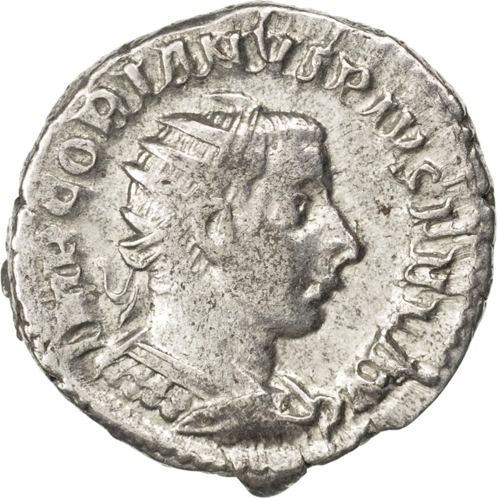 Gordian III, Antoninianus, EF(40-45), Billon, Cohen #319, 4.20