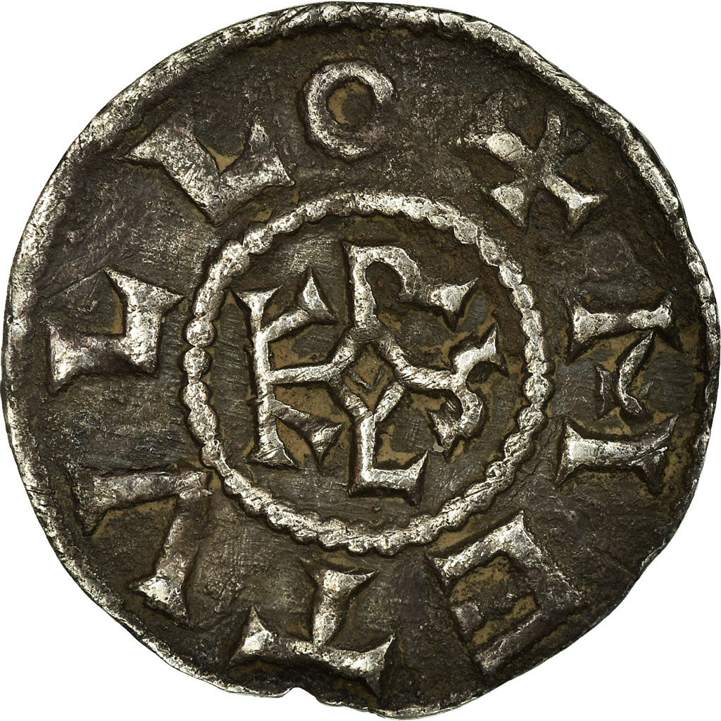 Monnaie, France, Charles II, Denier, Melle, TTB+, Argent, Prou:692