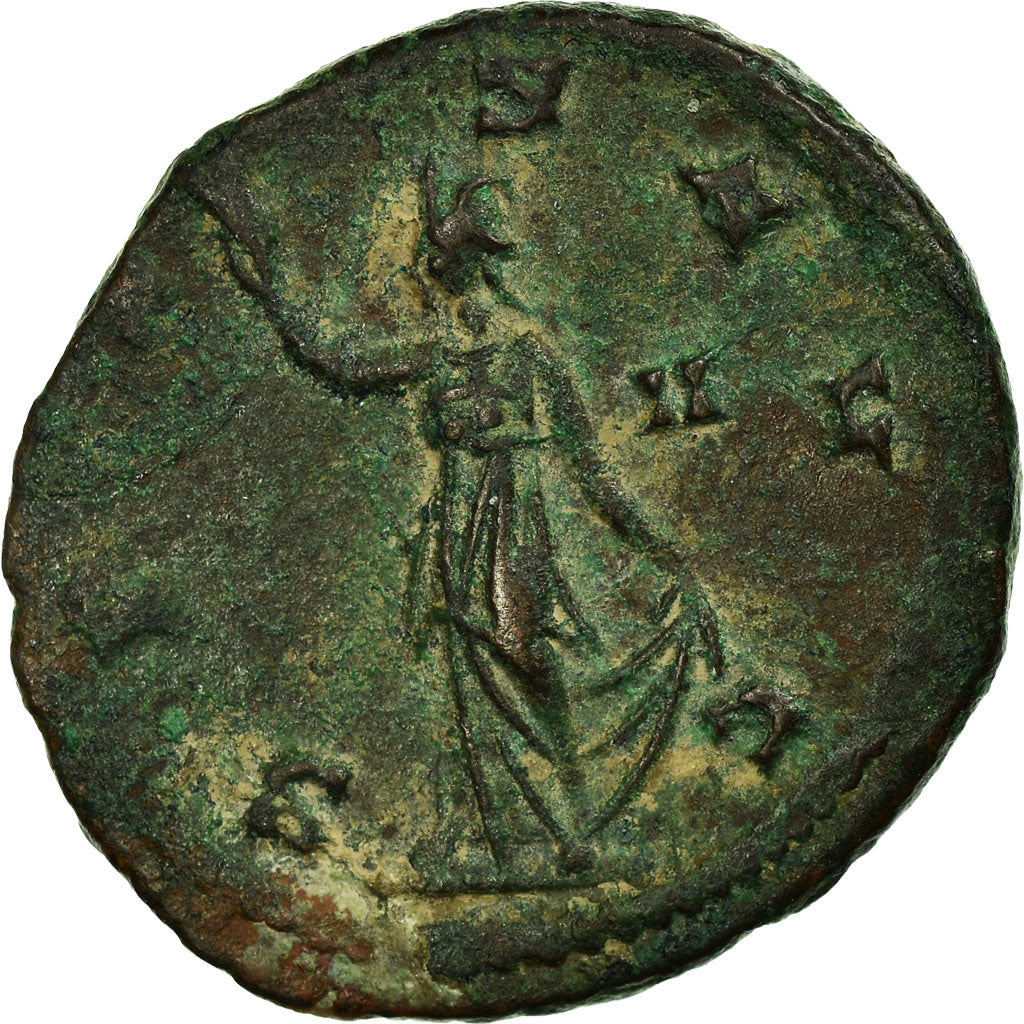 Coin, Claudius II (Gothicus), Antoninianus, Rome, VF(30-35), Billon, RIC:102