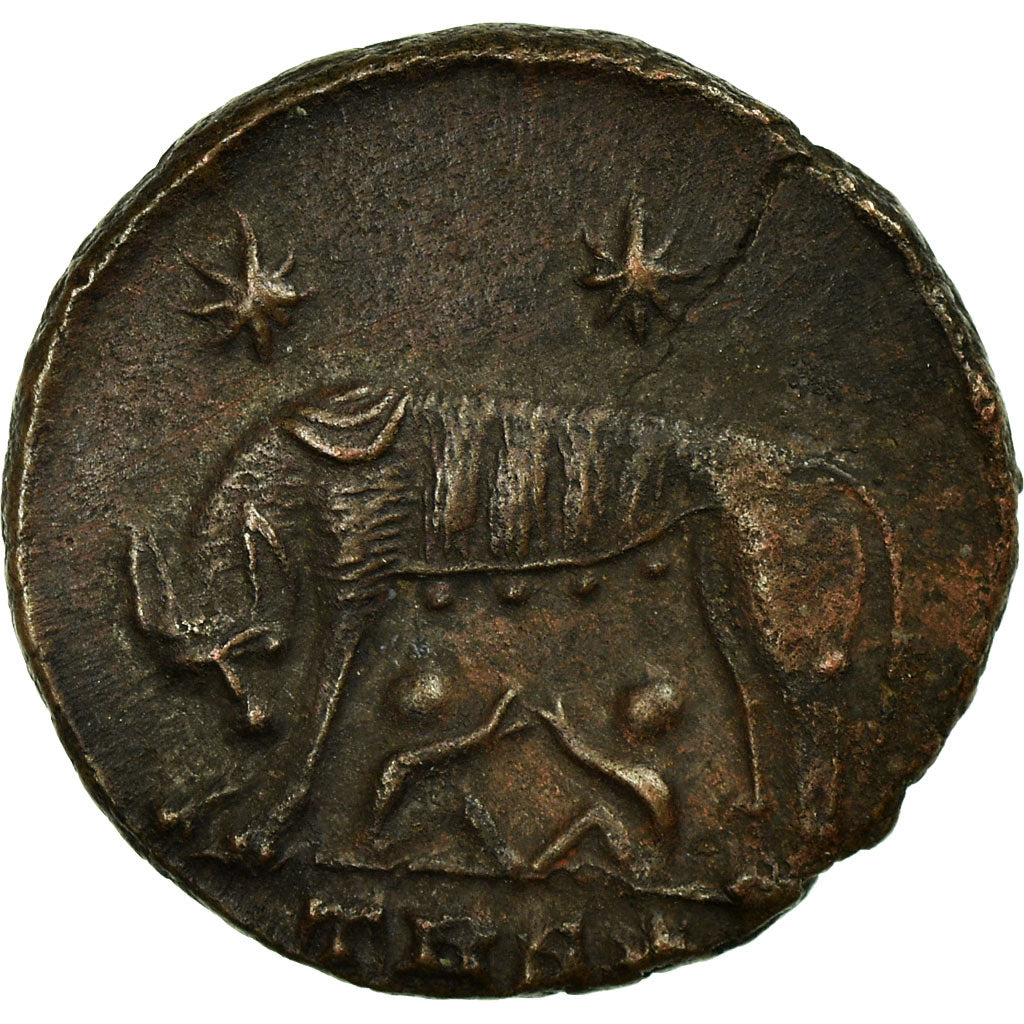 Moneta, City Commemoratives, Follis, Trier, BB, Bronzo, RIC:547