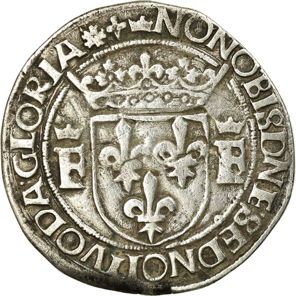 Coin, France, Teston, Lyon - Lugdunum, EF(40-45), Silver, Duplessy:810