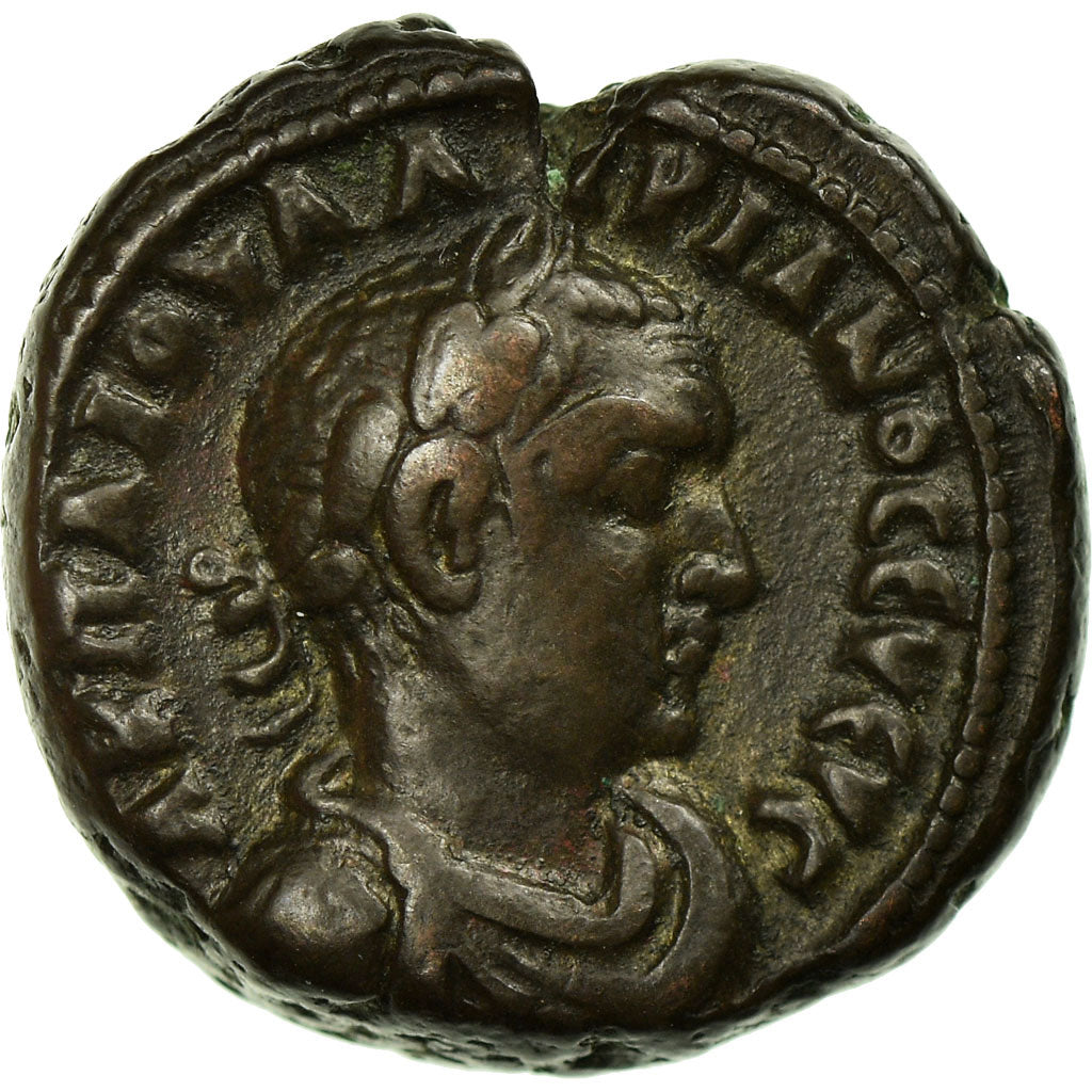 Coin, Valerian I, Tetradrachm, Alexandria, AU(50-53), Billon