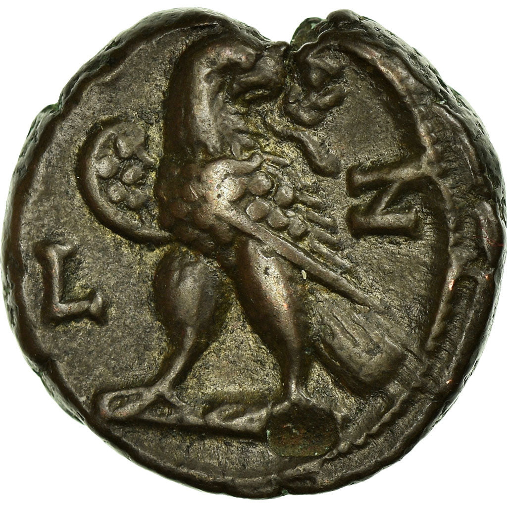Coin, Valerian I, Tetradrachm, Alexandria, AU(50-53), Billon