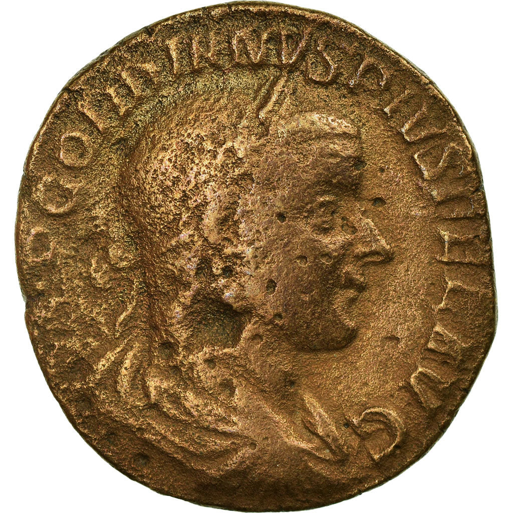 Coin, Gordian III, As, Rome, VF(30-35), Copper, RIC:332