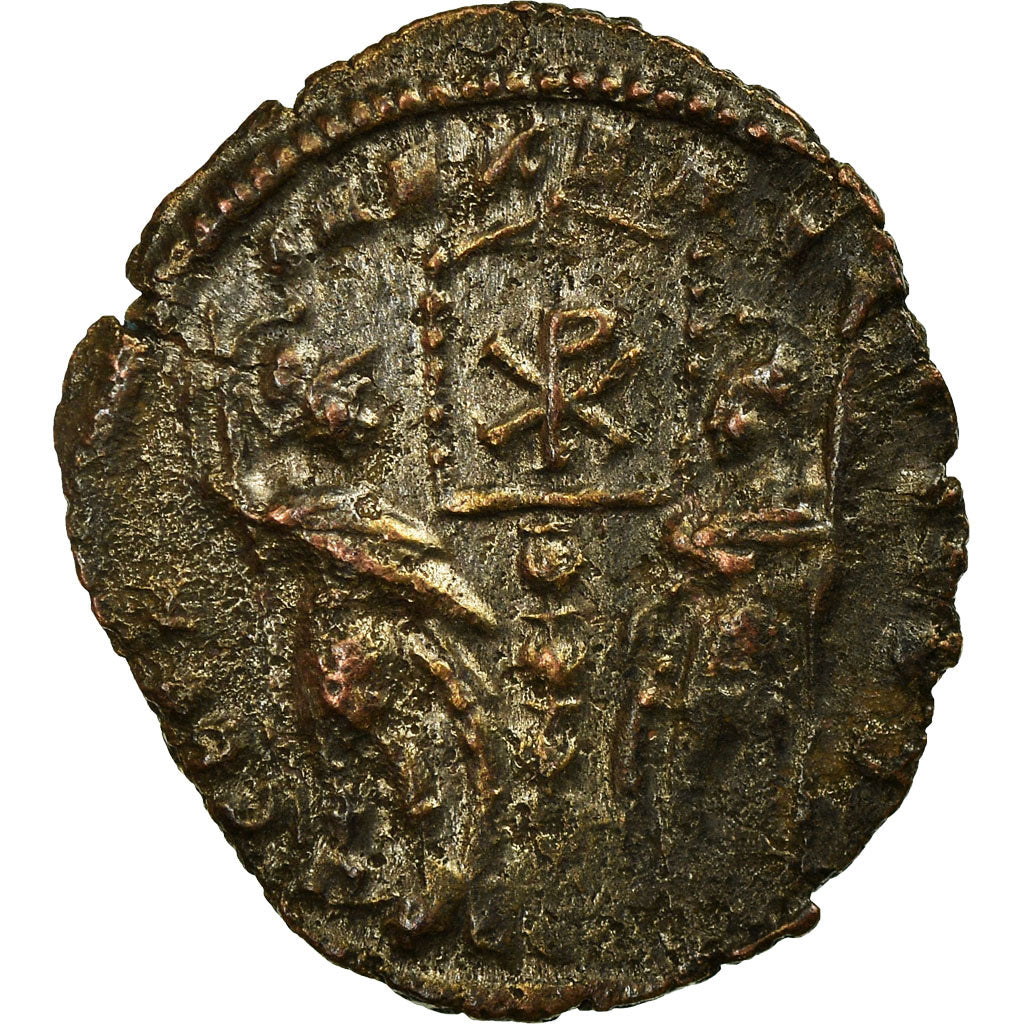 Moneda, Constantine I, Nummus, Trier, BC+, Cobre