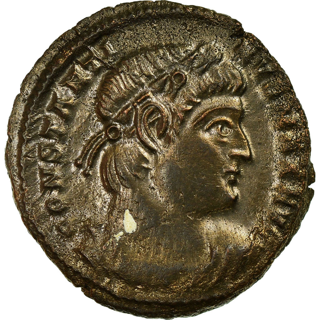 Münze, Constantine I, Nummus, Trier, S, Kupfer