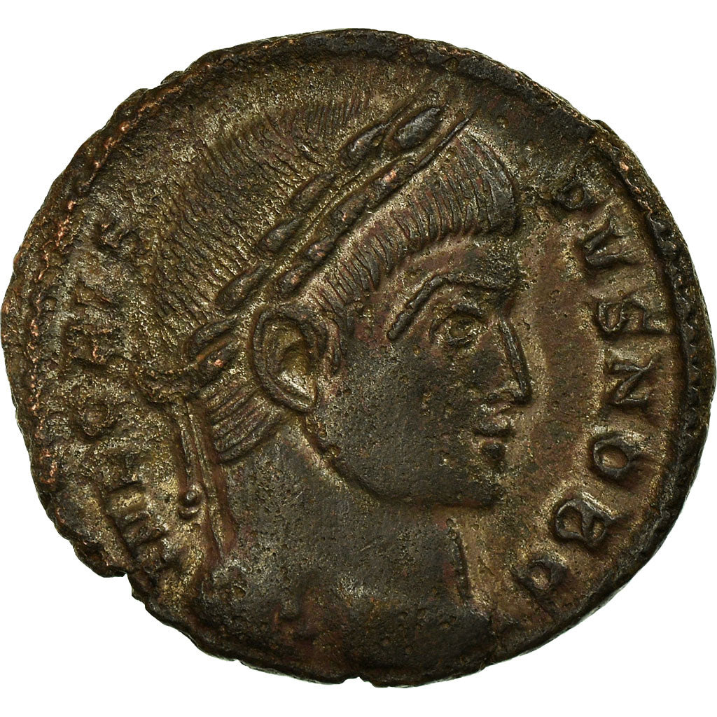 Moneta, Crispus, Follis, Trier, MS(63), Bronze, RIC:431