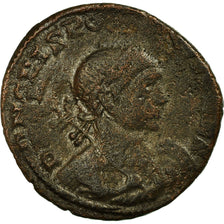 Coin, Crispus, Nummus, London, Rare, VF(30-35), Copper, RIC:manque