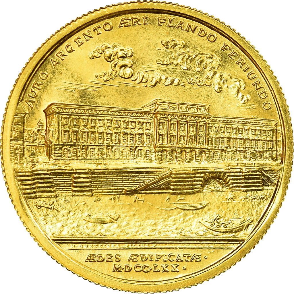 France, Medal, History, 1980, MS(63), Gold