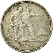 Coin, Russia, Rouble, 1924, VF(30-35), Silver, KM:90.1