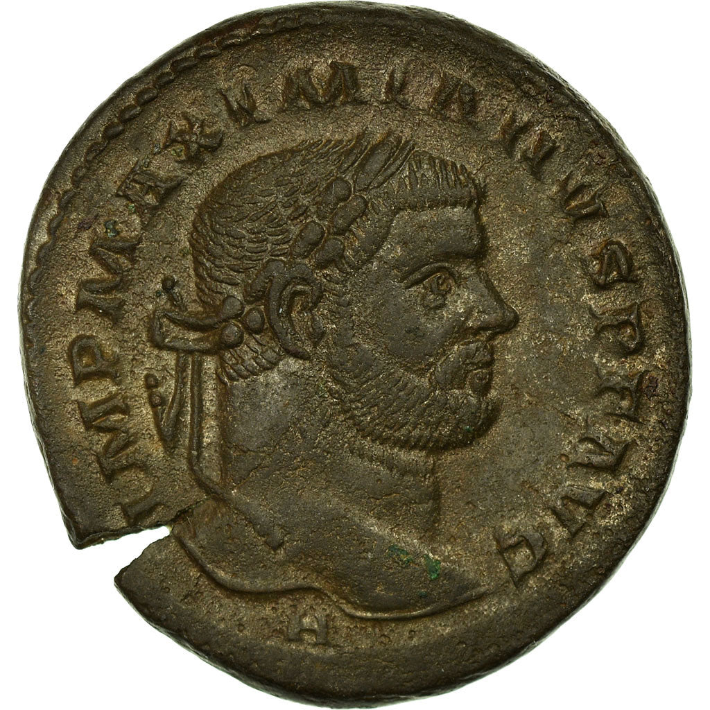 Moneda, Maximianus, Follis, Trier, MBC+, Vellón, RIC:171b