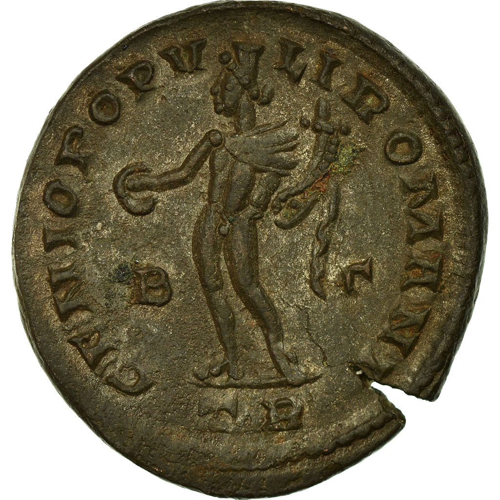 Moneda, Maximianus, Follis, Trier, MBC+, Vellón, RIC:171b