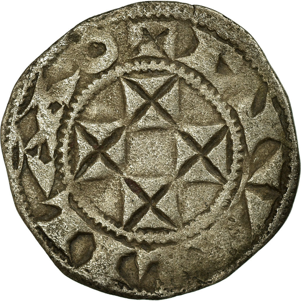 Coin, France, Aquitaine, Guillaume X, Denarius, Bordeaux, EF(40-45), Silver