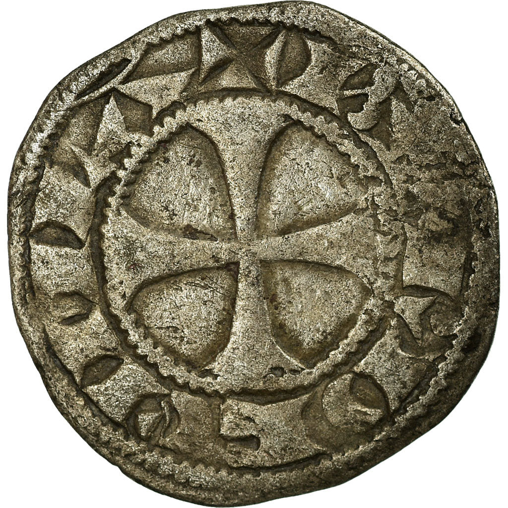 Coin, France, Aquitaine, Guillaume X, Denarius, Bordeaux, EF(40-45), Silver