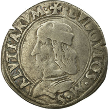 Moneta, Italia, Ludovicus II Saluces, Cavallotto, Rare, MB, Argento