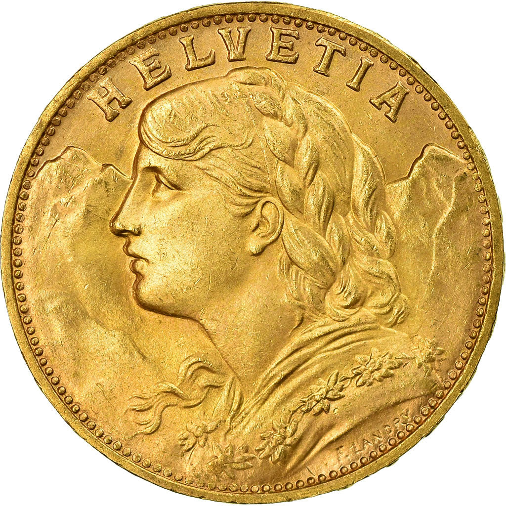 Moneda, Suiza, 20 Francs, 1949, Bern, EBC+, Oro, KM:35.2