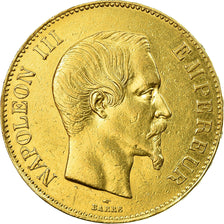 Coin, France, Napoleon III, Napoléon III, 100 Francs, 1858, Paris, VF(20-25)