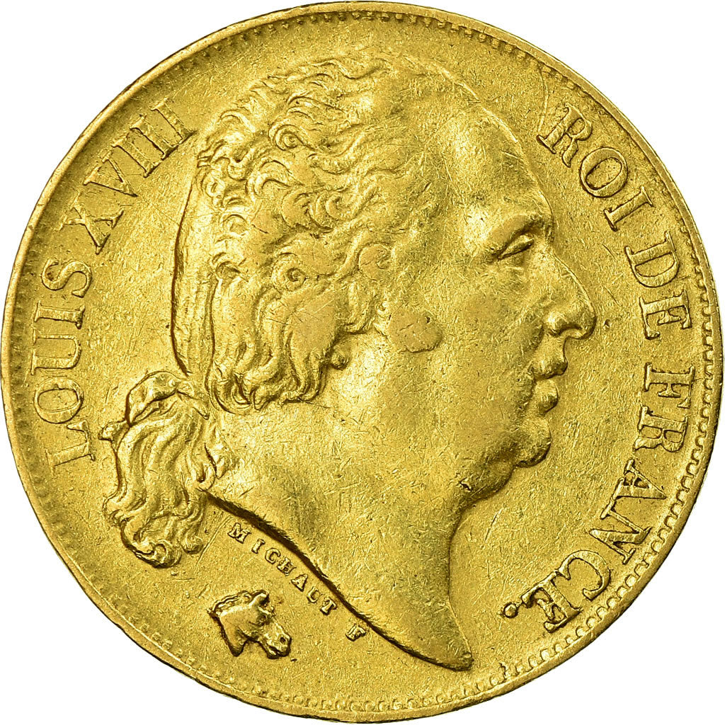 Münze, Frankreich, Louis XVIII, Louis XVIII, 20 Francs, 1817, Paris, S+, Gold