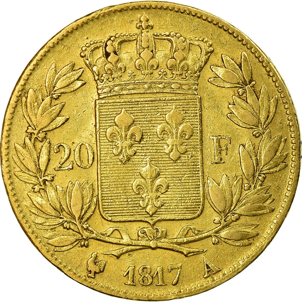 Münze, Frankreich, Louis XVIII, Louis XVIII, 20 Francs, 1817, Paris, S+, Gold