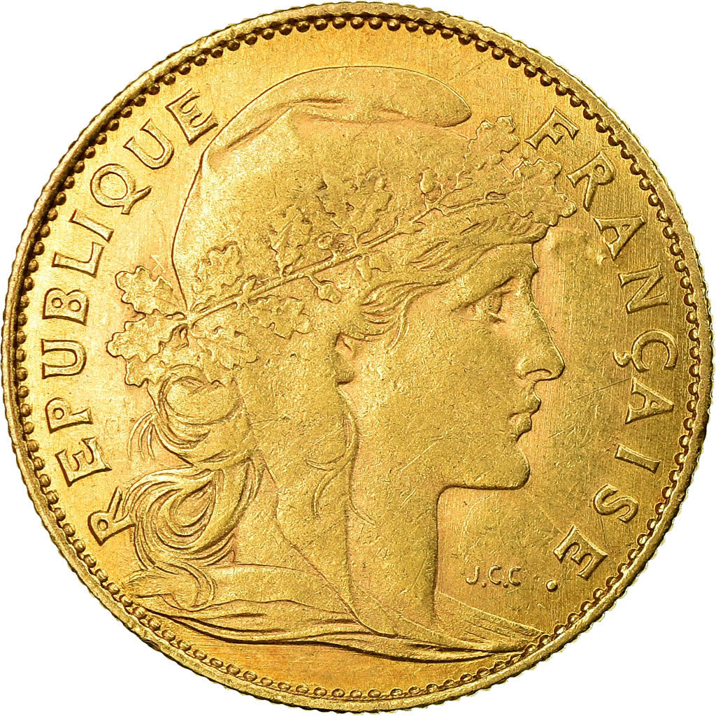 Coin, France, Marianne, 10 Francs, 1905, Paris, EF(40-45), Gold, KM:846