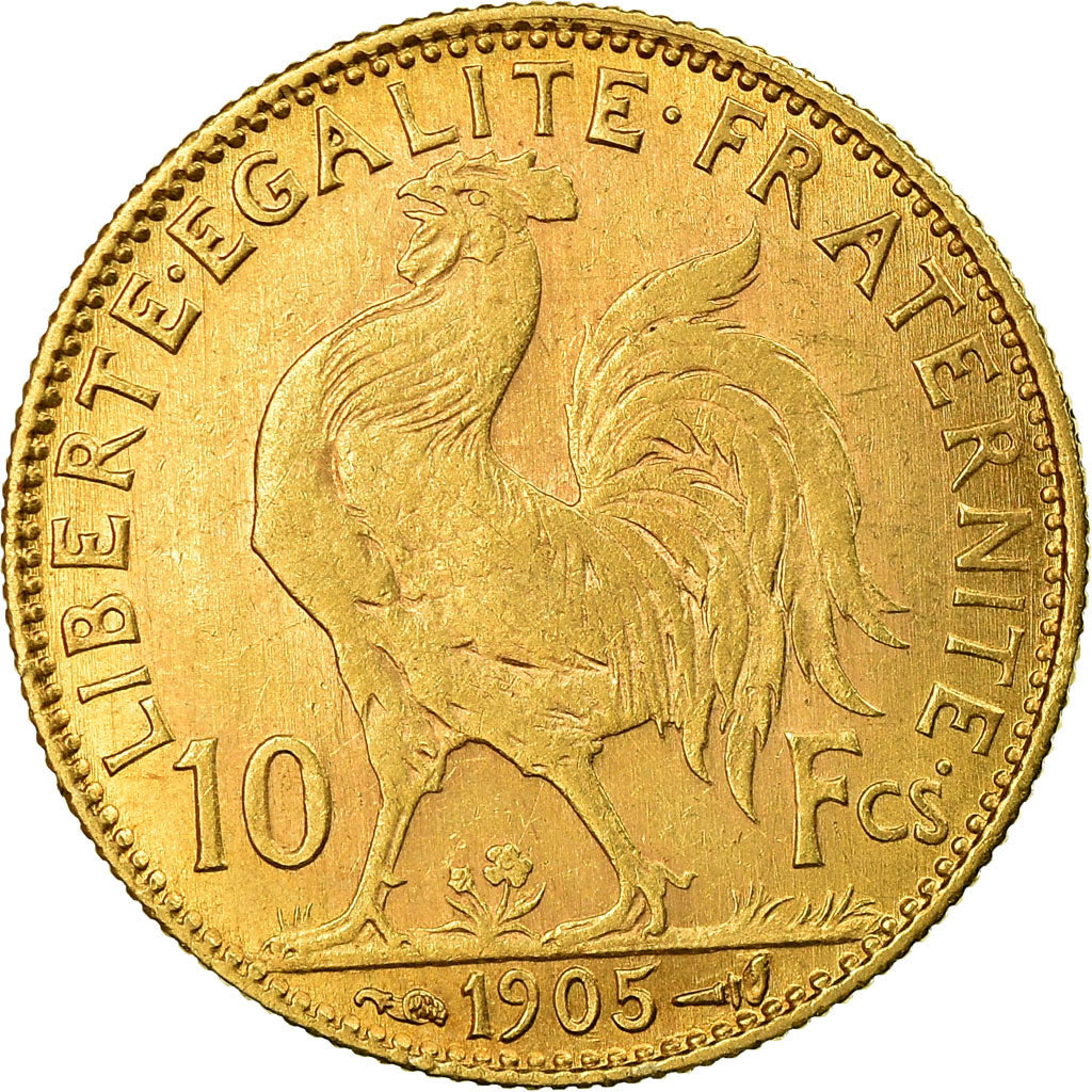 Coin, France, Marianne, 10 Francs, 1905, Paris, EF(40-45), Gold, KM:846