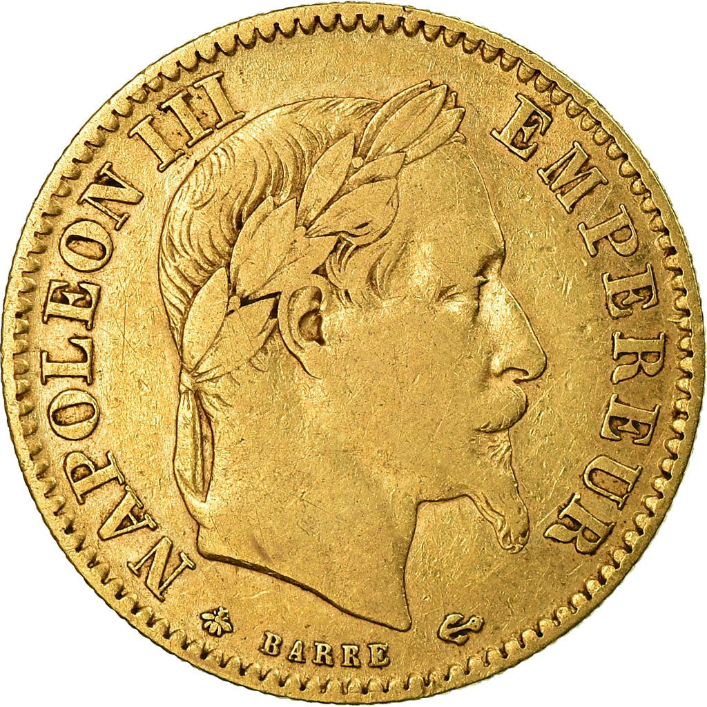 Munten, Frankrijk, Napoleon III, Napoléon III, 10 Francs, 1863, Paris, FR