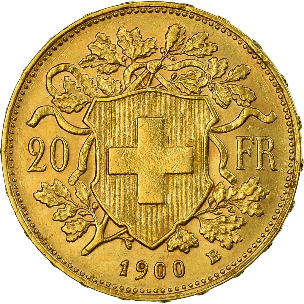 Suiza, 20 Francs, 1900, Bern, EBC, Oro, KM:35.1