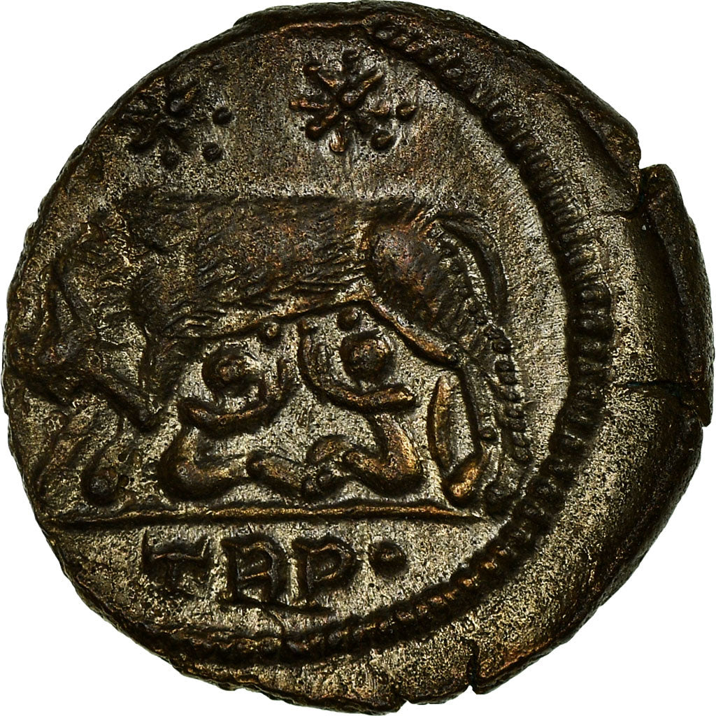 Coin, Roma, City Commemoratives, Nummus, 332-333, Trier, VF(30-35), Copper