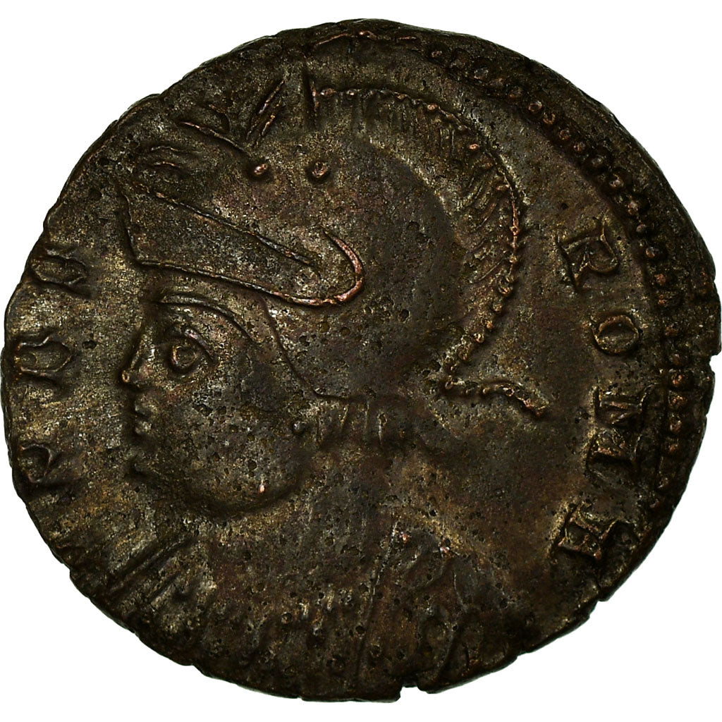 Coin, Roma, City Commemoratives, Nummus, Trier, VF(30-35), Copper, RIC:VII 553