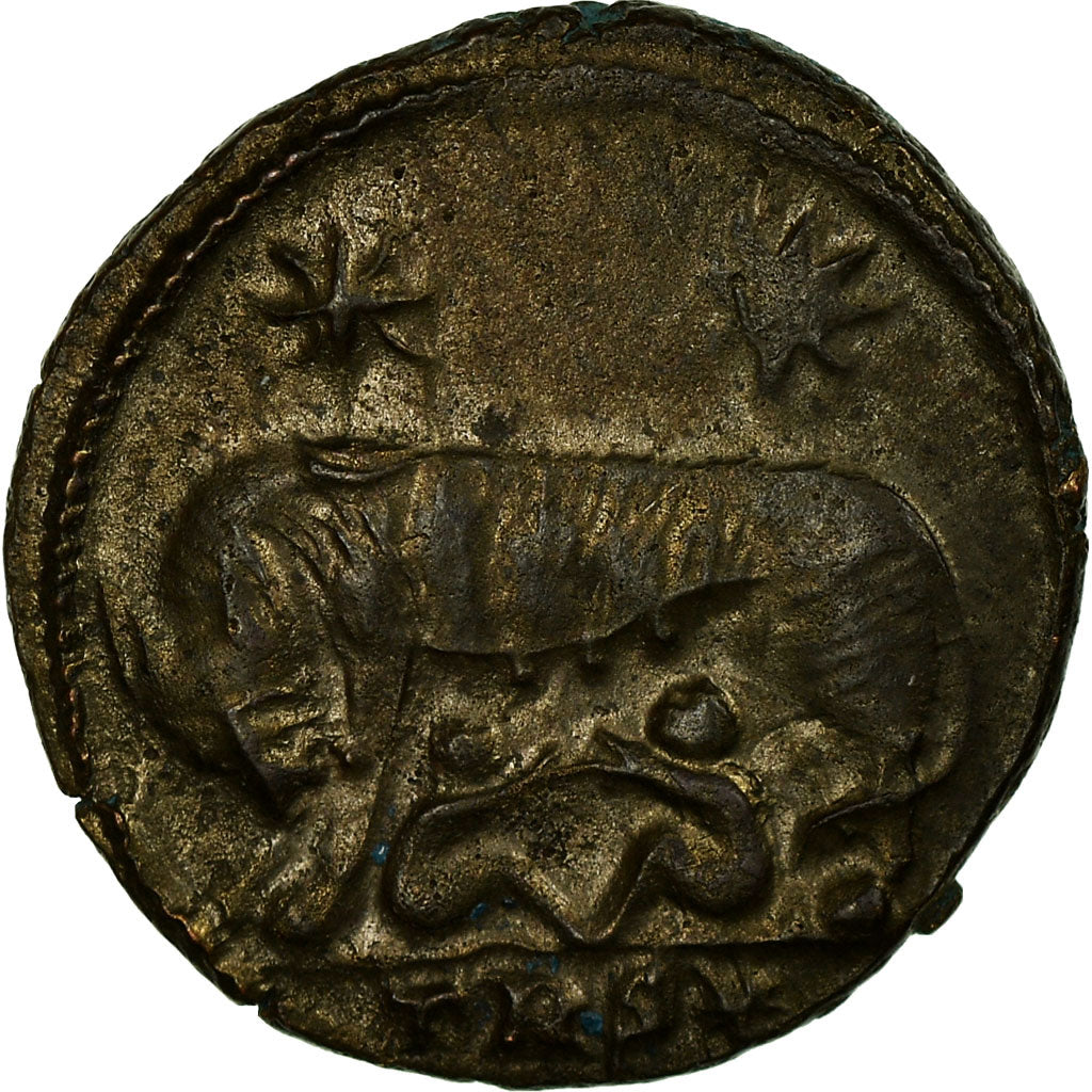 Coin, Roma, City Commemoratives, Nummus, 332-333, Trier, EF(40-45), Copper