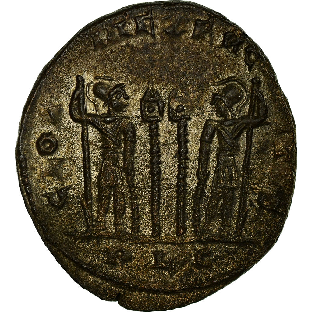 Coin, Constantine I, Follis, Lyons, AU(55-58), Bronze, RIC:243