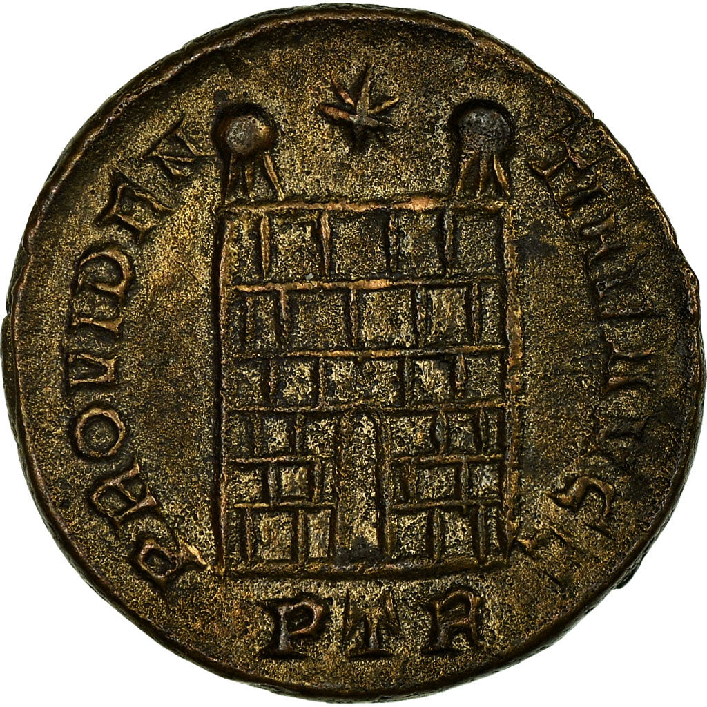 Coin, Constantine I, Nummus, 322, Trier, VF(30-35), Copper, RIC:VII 475