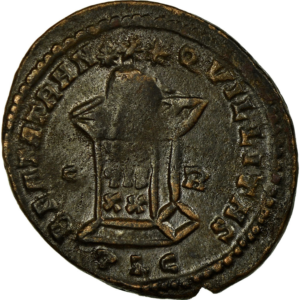 Coin, Constantine I, Nummus, 322, Lyon - Lugdunum, VF(30-35), Copper, RIC:153