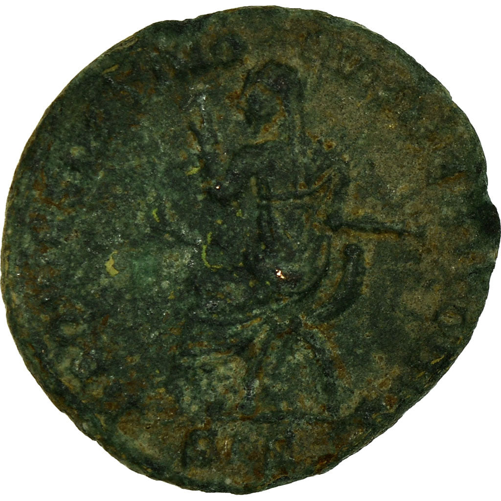 Coin, Constantius I, Half Follis, Trier, F(12-15), Copper