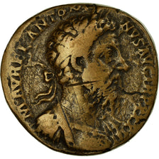 Moneta, Marcus Aurelius, Sesterzio, Roma, MB, Bronzo, RIC:1240