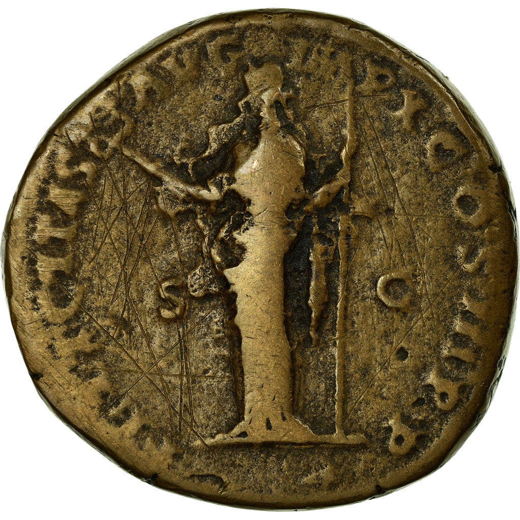 Coin, Marcus Aurelius, Sestertius, Roma, VF(20-25), Bronze, RIC:1240