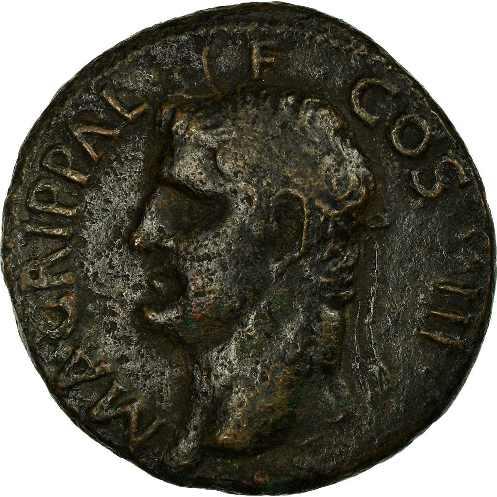 Coin, Agrippa, As, 37-41, Rome, AU(50-53), Bronze, RIC:58