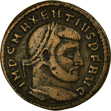 Coin, Maxentius, Follis, Rome, VF(20-25), Copper, Cohen:21
