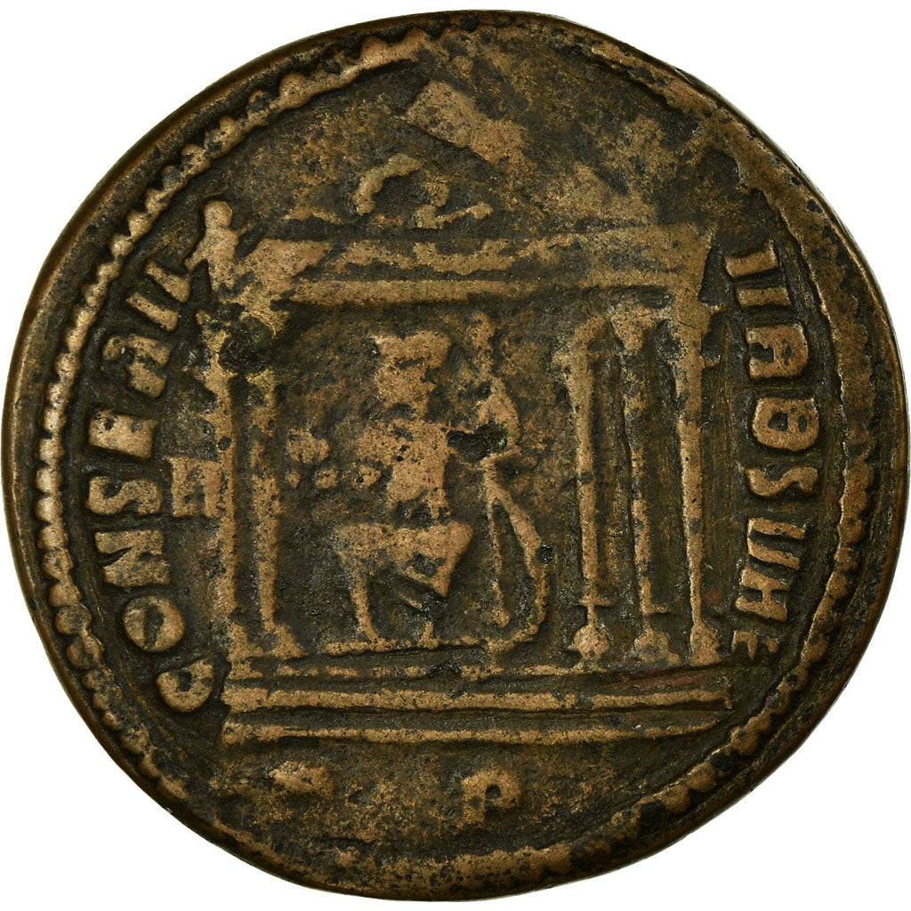 Coin, Maxentius, Follis, Rome, VF(20-25), Copper, Cohen:21